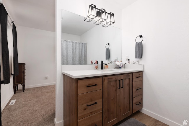 463 E Main St, Salina, UT 84654 - full bath with vanity, baseboards, and visible vents