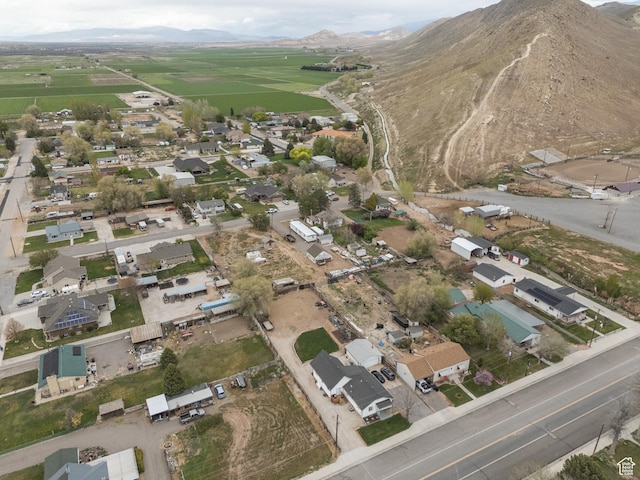 463 E Main St, Salina, UT 84654 - birds eye view of property featuring a residential view and a mountain view
