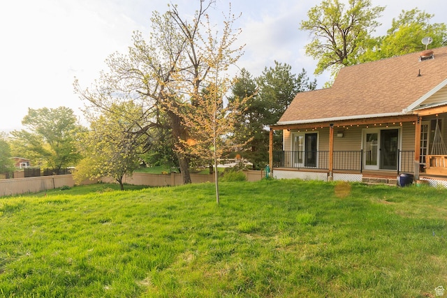 724 E 3230 N, Provo, UT 84604 - view of yard with covered porch and fence