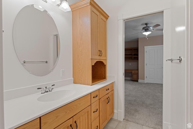 359 E 680 N, Lindon, UT 84042 - bathroom featuring vanity and ceiling fan