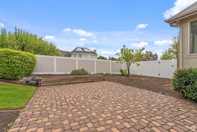359 E 680 N, Lindon, UT 84042 - view of patio / terrace with a fenced backyard and a gate