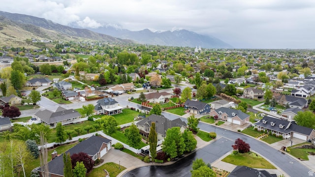 359 E 680 N, Lindon, UT 84042 - aerial view of residential area with a mountain backdrop