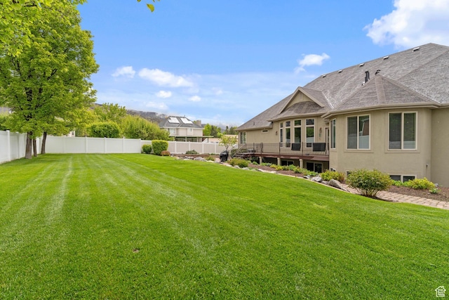 359 E 680 N, Lindon, UT 84042 - view of yard featuring a deck