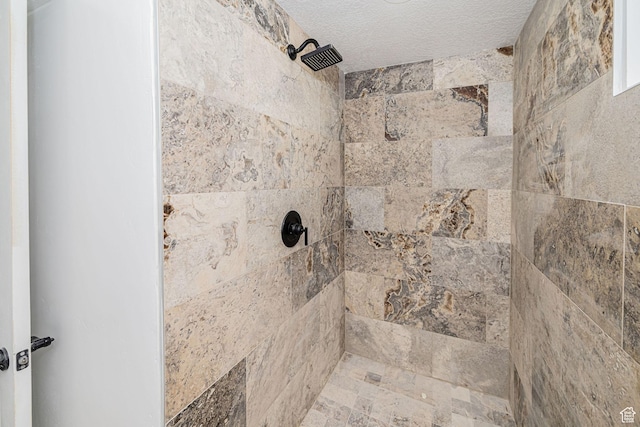 4432 Orchard Ave, South Ogden, UT 84403 - room details featuring a textured ceiling and tiled shower