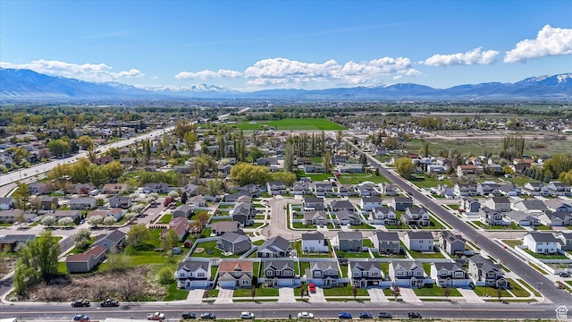 1150 W 200 S, Logan, UT 84321 - drone / aerial view with a mountain view and a residential view