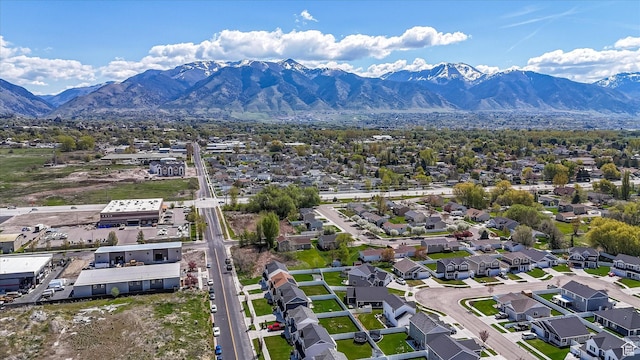 1150 W 200 S, Logan, UT 84321 - drone / aerial view featuring a residential view and a mountain view