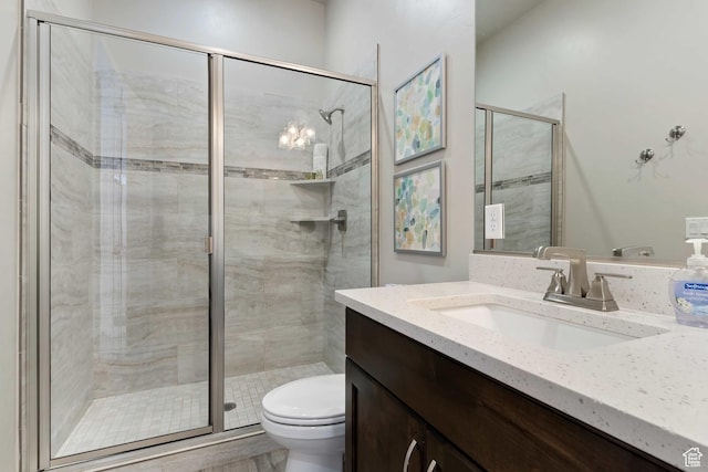 2600 Ocotillo Way Unit 31, Santa Clara, UT 84765 - full bath featuring toilet, a shower stall, and vanity
