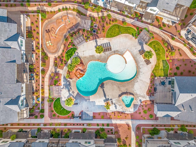 2600 Ocotillo Way Unit 31, Santa Clara, UT 84765 - aerial view of a pool area
