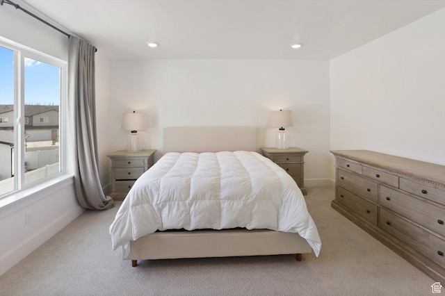 3030 S 400 W, Nibley, UT 84321 - bedroom featuring recessed lighting, baseboards, and light carpet