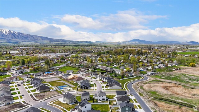 3030 S 400 W, Nibley, UT 84321 - aerial view with a residential view and a mountain view