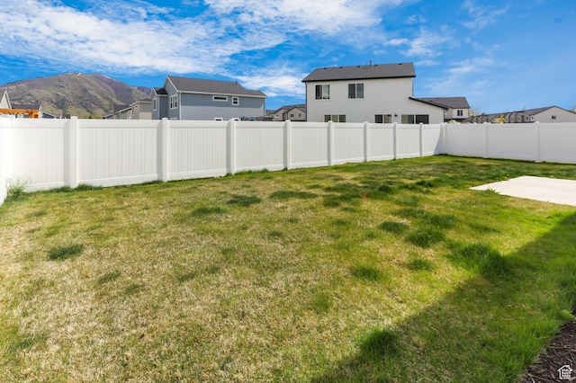 3030 S 400 W, Nibley, UT 84321 - view of yard with a fenced backyard, a patio area, and a residential view