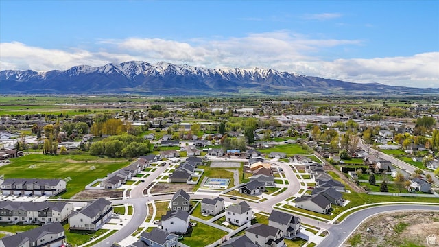 3030 S 400 W, Nibley, UT 84321 - bird's eye view featuring a mountain view and a residential view