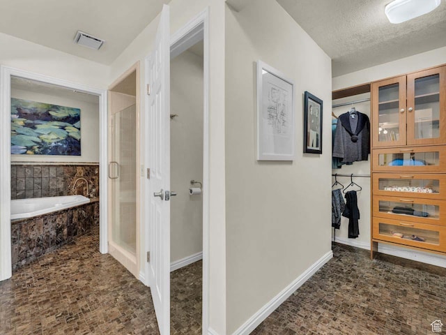 799 Northpoint Ct, Salt Lake City, UT 84103 - hallway with baseboards and a textured ceiling
