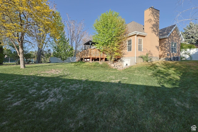849 E Forest Farm Cir S, Salt Lake City, UT 84106 - view of yard with central AC unit