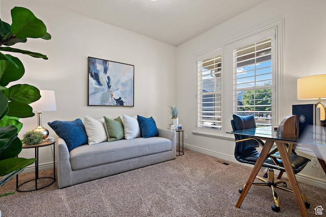 927 S Iris Ln W, Mapleton, UT 84664 - carpeted home office featuring baseboards
