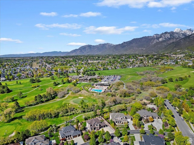 2077 E Genova Dr S, Draper, UT 84020 - bird's eye view featuring a mountain view and a residential view
