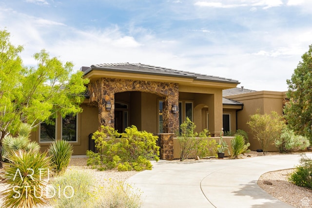 415 W Silver Hills Rd, Leeds, UT 84746 - exterior space with stucco siding and stone siding