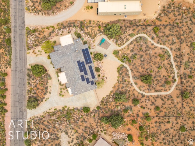 415 W Silver Hills Rd, Leeds, UT 84746 - birds eye view of property