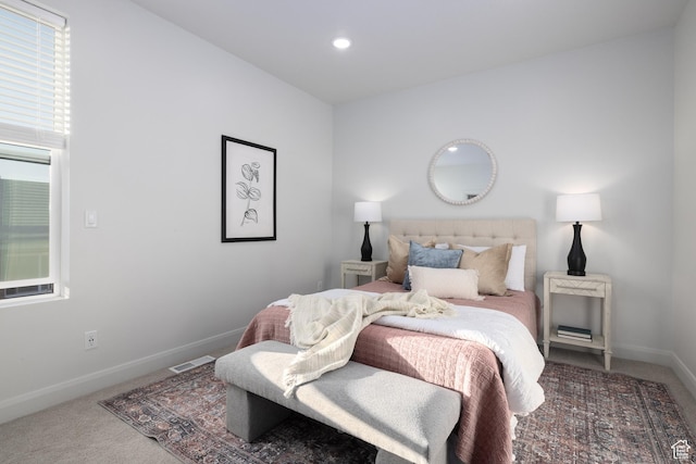1602 E 3300 S, Millcreek, UT 84106 - carpeted bedroom with recessed lighting, baseboards, and visible vents