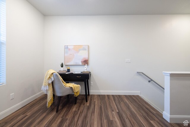 1602 E 3300 S, Millcreek, UT 84106 - office space featuring dark wood-style flooring and baseboards