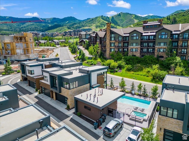 4134 Cooper Ln Unit 22, Park City, UT 84098 - birds eye view of property featuring a mountain view