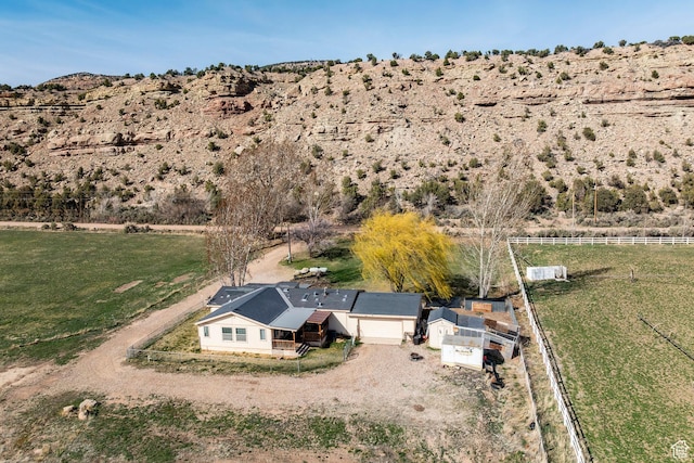 24517 W Rock Creek Rd, Duchesne, UT 84021 - birds eye view of property featuring a rural view
