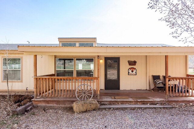 24517 W Rock Creek Rd, Duchesne, UT 84021 - view of front facade with covered porch