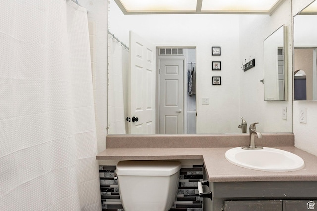 24517 W Rock Creek Rd, Duchesne, UT 84021 - full bath featuring vanity, toilet, and visible vents