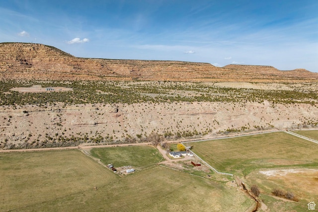 24517 W Rock Creek Rd, Duchesne, UT 84021 - drone / aerial view featuring a mountain view and a rural view