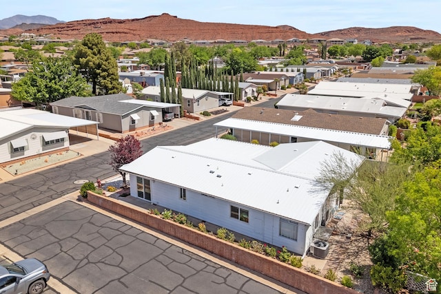1526 N Dixie Downs Dr Unit 53, St George, UT 84770 - birds eye view of property with a residential view and a mountain view