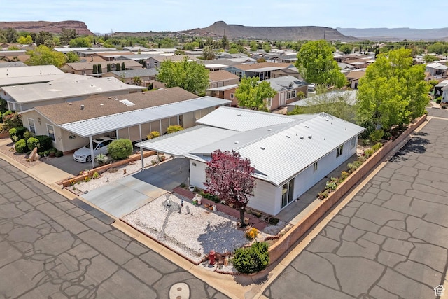 1526 N Dixie Downs Dr Unit 53, St George, UT 84770 - birds eye view of property with a residential view and a mountain view
