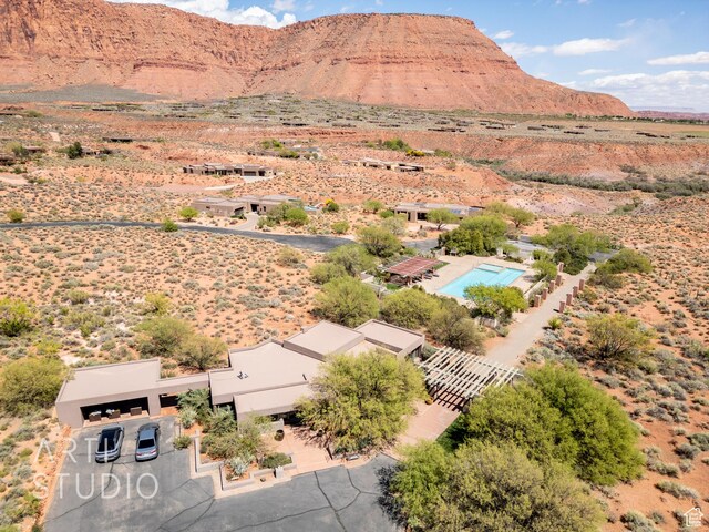 423 W Taman Ct, Ivins, UT 84738 - bird's eye view featuring a mountain view