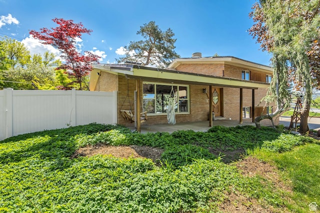 1253 Oakridge Ln, Bountiful, UT 84010 - rear view of property featuring brick siding