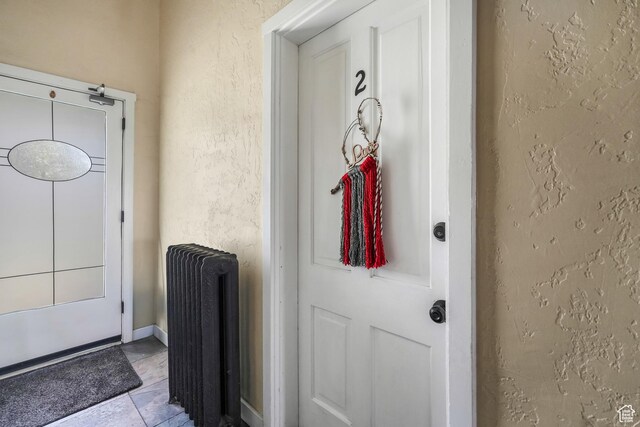 827 E 100 S, Salt Lake City, UT 84102 - property entrance featuring radiator heating unit