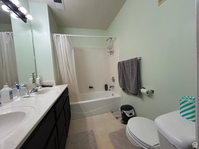 325 W 650 N Unit 11, Orem, UT 84057 - bathroom featuring toilet, tile patterned floors, visible vents, and a sink