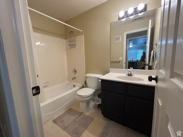 325 W 650 N Unit 11, Orem, UT 84057 - bathroom with visible vents, tile patterned flooring, toilet, and vanity