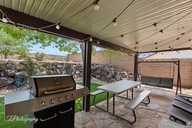186 N 870 W, Hurricane, UT 84737 - view of patio / terrace featuring a fenced backyard