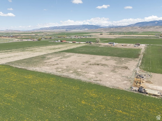10360 S 10750 W, Axtell, UT 84621 - birds eye view of property with a mountain view and a rural view