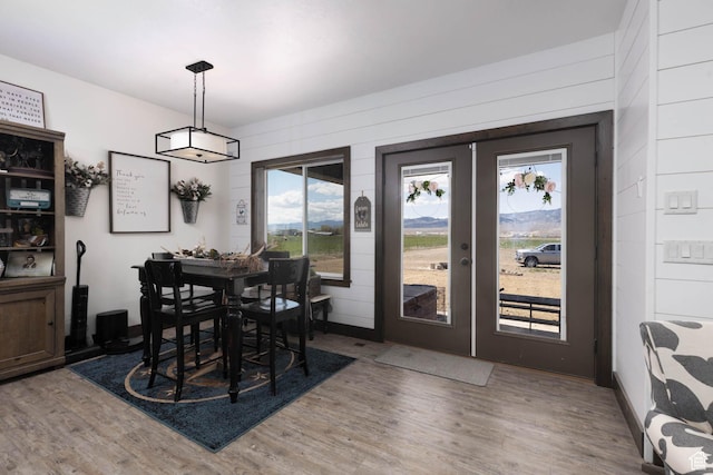 10360 S 10750 W, Axtell, UT 84621 - dining space featuring french doors and wood finished floors