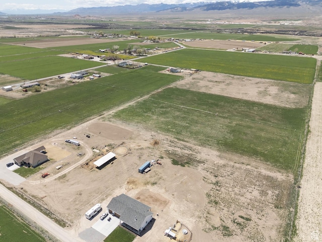 10360 S 10750 W, Axtell, UT 84621 - bird's eye view with a mountain view and a rural view