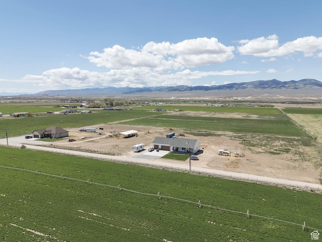 10360 S 10750 W, Axtell, UT 84621 - drone / aerial view with a mountain view and a rural view