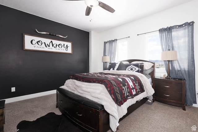 10360 S 10750 W, Axtell, UT 84621 - carpeted bedroom featuring a ceiling fan