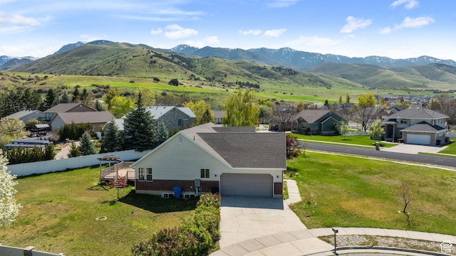 220 N 810 E, Smithfield, UT 84335 - birds eye view of property featuring a mountain view and a residential view
