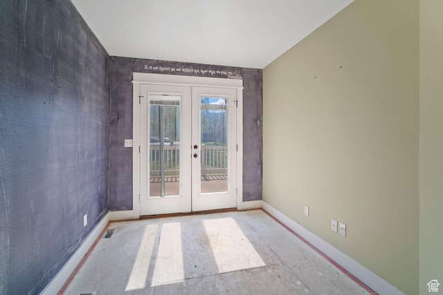 220 N 810 E, Smithfield, UT 84335 - entryway with baseboards and french doors