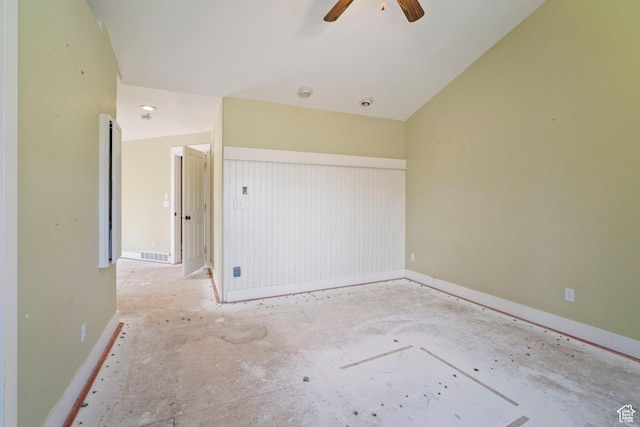 220 N 810 E, Smithfield, UT 84335 - unfurnished room with visible vents, a ceiling fan, and baseboards
