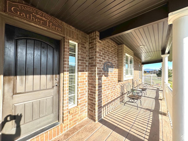 848 N Cooley St W, Grantsville, UT 84029 - entrance to property with brick siding and covered porch