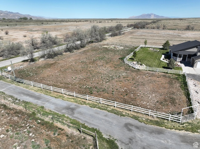 848 N Cooley St W, Grantsville, UT 84029 - bird's eye view featuring a mountain view and a rural view