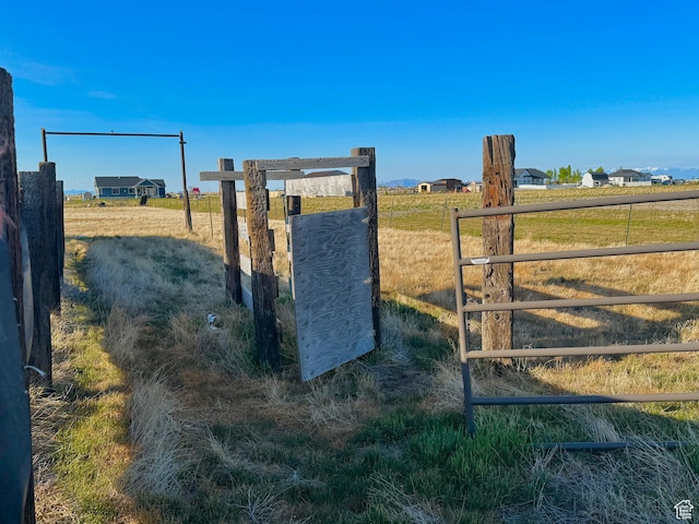 848 N Cooley St W, Grantsville, UT 84029 - view of gate featuring fence and a rural view