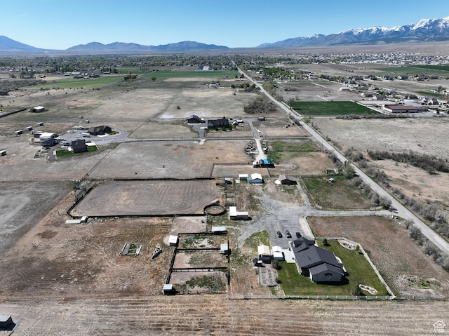 848 N Cooley St W, Grantsville, UT 84029 - aerial view with a mountain view and a rural view