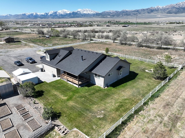 848 N Cooley St W, Grantsville, UT 84029 - bird's eye view with a mountain view and a rural view